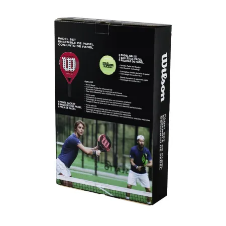 Набор для падела WILSON Optix XP Padel KIT, WR202110U2, ракетка + 3мяча, красный за 20&nbsp;362.60 ₽ купить в Грозном