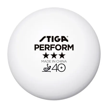 Мяч для наст. тенниса Stiga Perform 3***, 40+, 1113-2110-06, пластик, ITTF Appr., уп.6 шт, бел за 2&nbsp;121.60 ₽ купить в Грозном