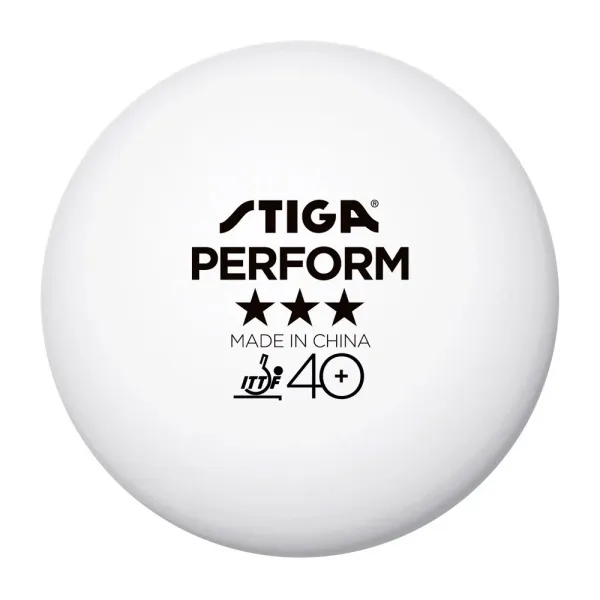 Мяч для наст. тенниса Stiga Perform 3***, 40+, 1113-2110-06, пластик, ITTF Appr., уп.6 шт, бел за 2&nbsp;121.60 ₽ в Грозном