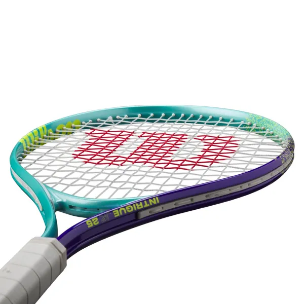 Ракетка б/т дет. Wilson Intrigue Jr 25, WR180310U, для детей 9-10лет, алюминий,со струн., бирюз-фиол за 5&nbsp;271.70 ₽ в Грозном