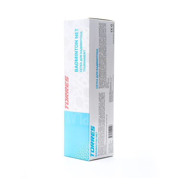 Сетка для бадм. TORRES Tournament, BD002301, нейлон 1.2 мм, нейлон. шнур 4 натяж, верх лент, крас за 2&nbsp;159 ₽ в Грозном