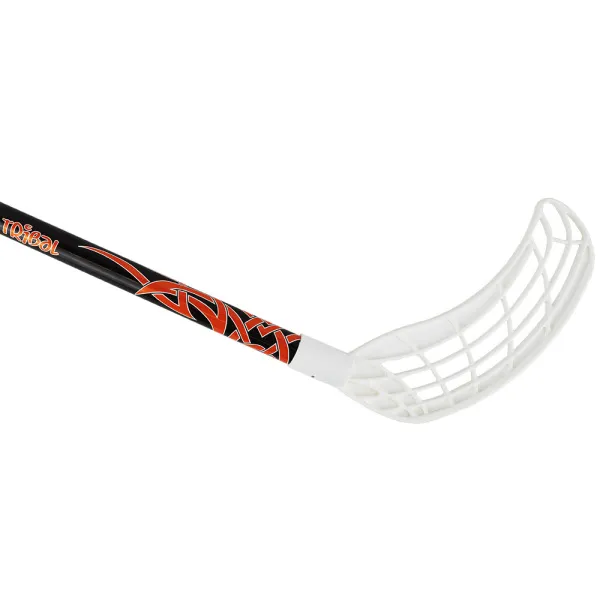 Клюшка для флорбола RealStick Tribal Jr, MR-KF-TR85-WH, 85см,прямой крюк,пластик,черн-бел-оранж за 2&nbsp;237.20 ₽ в Грозном