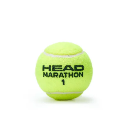 Мяч теннисный HEAD Marathon 3B, 578183, крафт. упак.3шт, без давления, фетр, нат.резина,желтый за 1&nbsp;055.70 ₽ купить в Грозном