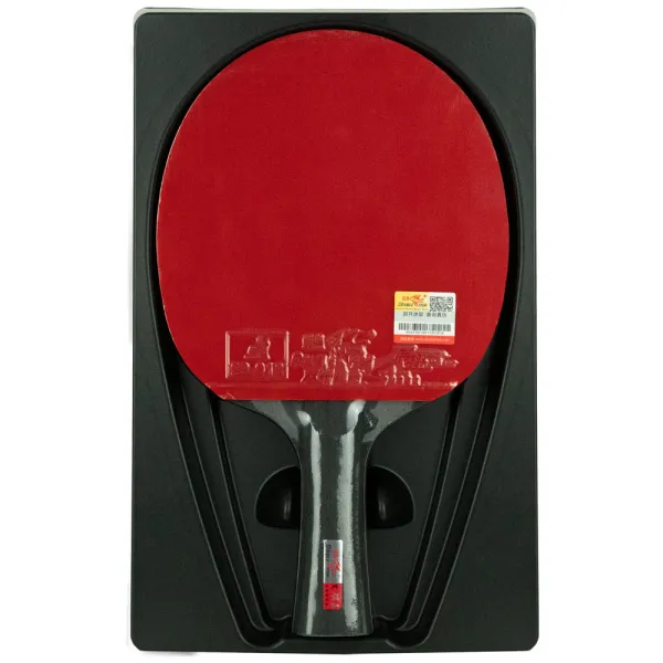 Ракетка для н/т DOUBLE FISH Black Carbon King Racket 3***, для професс.,ITTF Appr.,накл.2,1,мм за 4&nbsp;346.90 ₽ в Грозном
