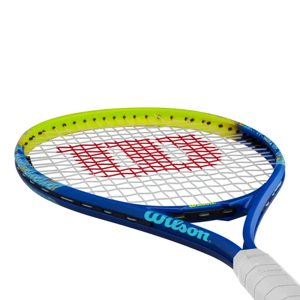 Ракетка б/т Wilson Impact Gr3, WR198910U3,для люб., алюминий, со струнами, сине-салатовый за 6&nbsp;358 ₽ в Грозном
