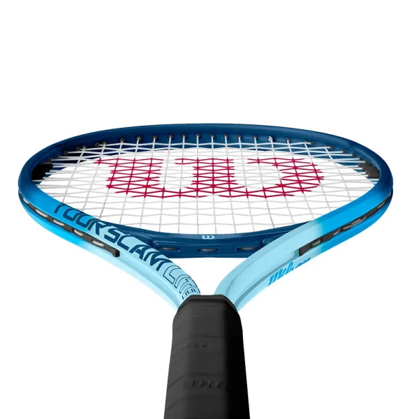 Ракетка б/т Wilson Tour Slam Lite Gr2, WR199010U2,для любит, алюминий, со струнами, сине-голубая за 6&nbsp;358 ₽ в Грозном