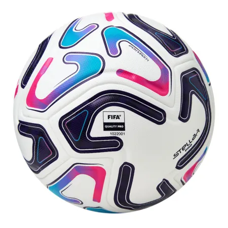 Мяч футб. PUMA Stellar Pro PL, 08510701, р.5, FIFA Quality Pro, 8п, ПУ, термосш, бело-фиолетовый за 9&nbsp;069.50 ₽ купить в Грозном