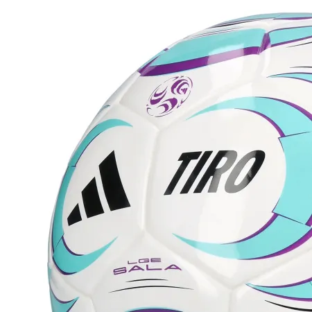 Мяч футзал. ADIDAS Tiro League Sala JW1526, р.4, FIFA Basic, 32 пан, ТПУ, термосш., бело-бирюз-фиол за 4&nbsp;833.10 ₽ купить в Грозном