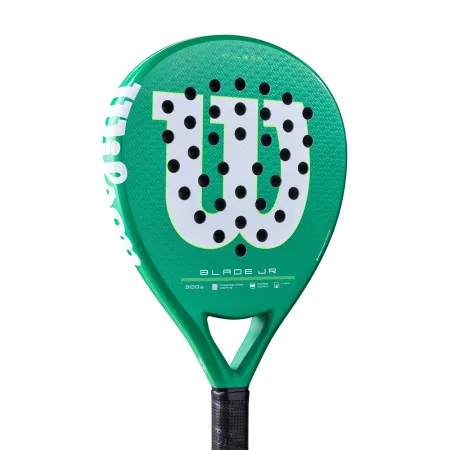 Ракетка для падела WILSON Blade Jr  V4 Padel, WR213811U0, для начин-х, стекловолокно, зеленый за 14&nbsp;934.50 ₽ купить в Грозном