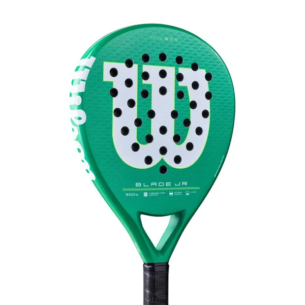 Ракетка для падела WILSON Blade Jr  V4 Padel, WR213811U0, для начин-х, стекловолокно, зеленый за 14&nbsp;934.50 ₽ в Грозном