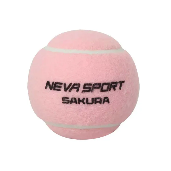 Мяч для падела NS Sakura, UAA2, уп.3 шт, сукно, нат.резина, розовый за 824.50 ₽ в Грозном