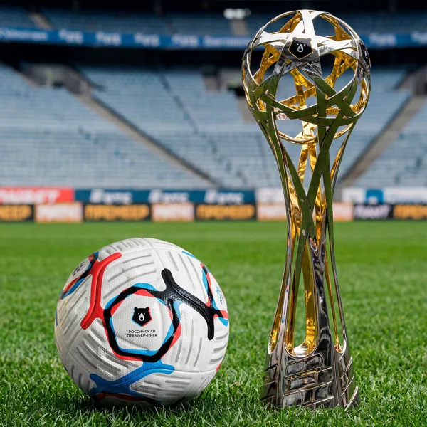 Мяч футб. KELME Russian Premier League, 7601QU5216-100, р.5, FIFA Pro, 10п, ПУ, термосш, бел-син-кр за 10&nbsp;672.60 ₽ в Грозном