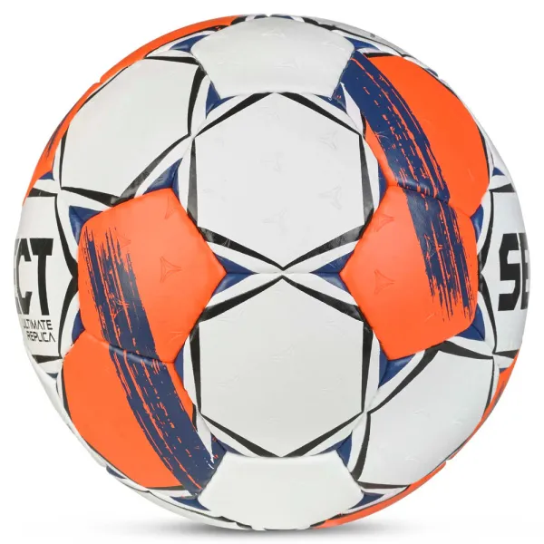 Мяч ганд. SELECT Ultimate Replica v25, 3572858745, р.3(Senior), ПУ,руч.сш, бел-оранж-т.син за 5&nbsp;373.70 ₽ в Грозном