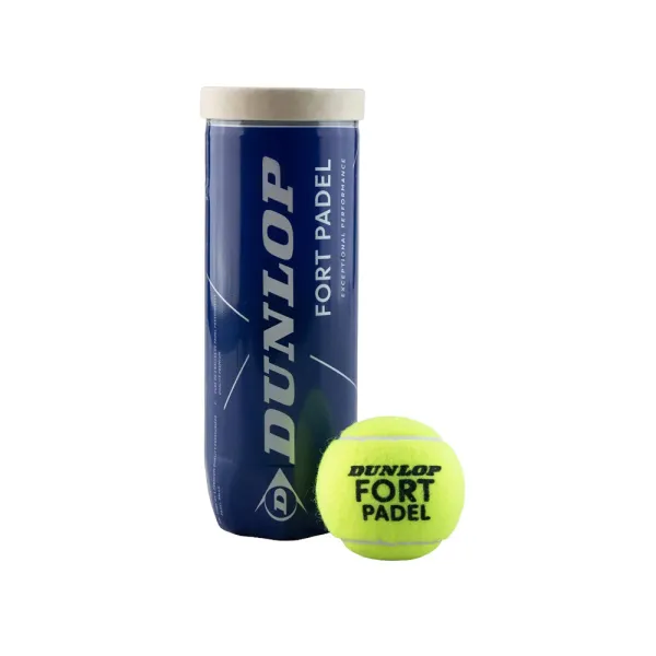Мяч для падела Dunlop Fort Padel, 601555, уп.3 шт, FIP, сукно, нат.резина,желтый за 1&nbsp;135.60 ₽ в Грозном