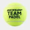 Мяч для падела Dunlop Team Padel, 601553, уп.3 шт, сукно, нат.резина,желтый за 1&nbsp;110.10 ₽ купить в Грозном