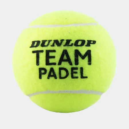 Мяч для падела Dunlop Team Padel, 601553, уп.3 шт, сукно, нат.резина,желтый за 1&nbsp;110.10 ₽ купить в Грозном