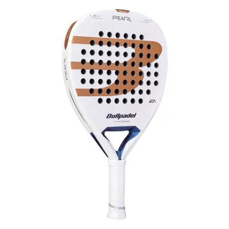 Ракетка для падела BULLPADEL Pearl 27, 497249, для проф-в, стекловолокно,карбон, бело-золотистый за 44&nbsp;319 ₽ купить в Грозном