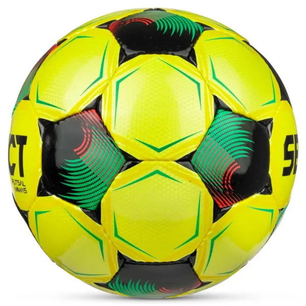 Мяч футзал. SELECT Futsal Mimas V26, 1053471007, р.4,FIFA Basic, 32п, ПУ, руч.сш, желто-зелено-черн. за 6&nbsp;113.20 ₽ в Грозном