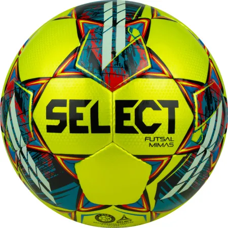 Мяч футзал. SELECT Futsal Mimas, 1053460550, р.4,FIFA Basic, 32 пан, гл.ПУ, руч.сш, жел-сине-красный за 6&nbsp;303.60 ₽ купить в Грозном