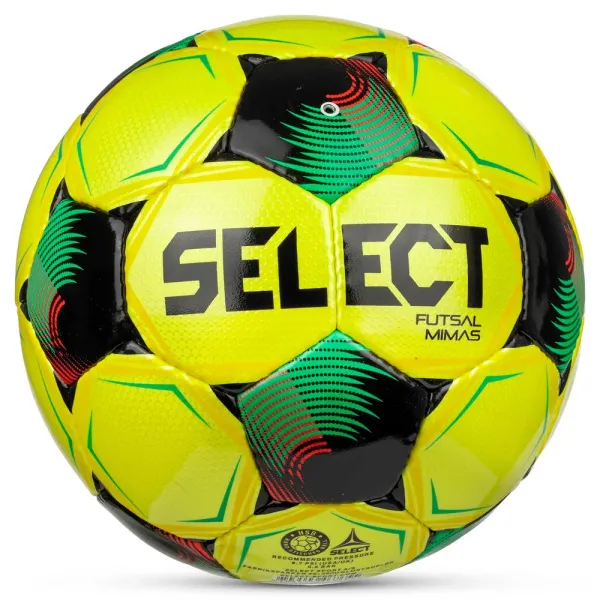 Мяч футзал. SELECT Futsal Mimas V26, 1053471007, р.4,FIFA Basic, 32п, ПУ, руч.сш, желто-зелено-черн. за 6&nbsp;113.20 ₽ в Грозном