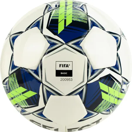 Мяч футзал. SELECT Futsal Master Shiny V22, 1043460004, р.4, Basic,32п, гл.ПУ, руч.сш,бел-син-зел за 7&nbsp;539.50 ₽ купить в Грозном