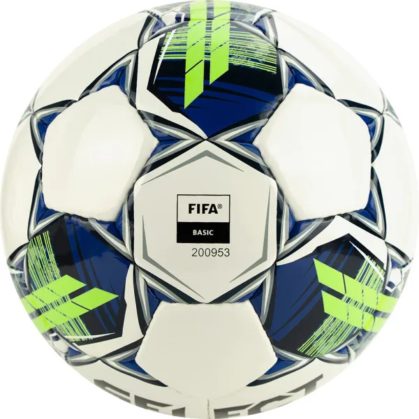 Мяч футзал. SELECT Futsal Master Shiny V22, 1043460004, р.4, Basic,32п, гл.ПУ, руч.сш,бел-син-зел за 7&nbsp;539.50 ₽ в Грозном