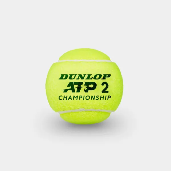 Мяч теннисный Dunlop ATP Championship 3B, 601626, уп.3ш, одобр. ITF, нат.резина,фетр. за 943.50 ₽ в Грозном