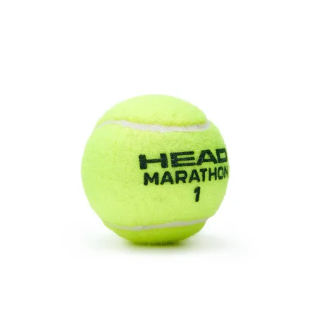 Мяч теннисный HEAD Marathon 3B, 578183, крафт. упак.3шт, без давления, фетр, нат.резина,желтый за 1&nbsp;055.70 ₽ купить в Грозном