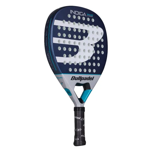 Ракетка для падела BULLPADEL Indiga Power 26, 494416, для начинающих, стекловолокно, темносине-серый за 14&nbsp;672.70 ₽ в Грозном