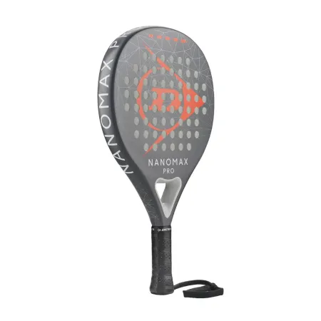 Ракетка для падела Dunlop Nanomax Pro, 10370739, для профессионалов, карбон,серо-оранжевый за 17&nbsp;248.20 ₽ купить в Грозном