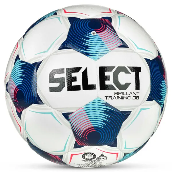 Мяч футб. SELECT Brillant Training DB V25, 0864171002, р.4, 32п, ТПУ, гибр.сш, бело-синий за 4&nbsp;936.80 ₽ в Грозном