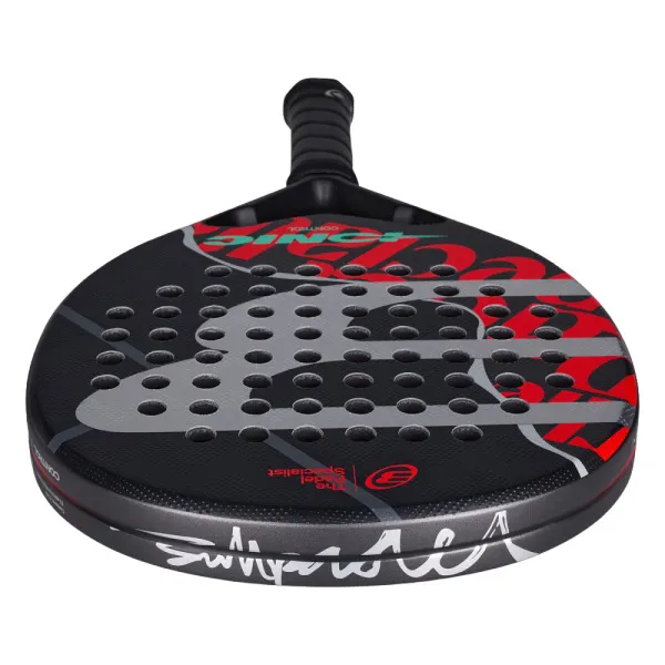 Ракетка для падела BULLPADEL Ionic Control 26, 494412, для продв. игроков, карбон, черно-красный за 33&nbsp;734.80 ₽ в Грозном