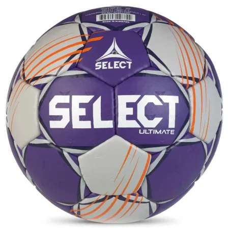 Мяч ганд. SELECT Ultimate Official EHF V24, 1612858999, Senior(р.3), EHF Appr, ПУ, руч.сш, фиол-сер за 15&nbsp;504 ₽ купить в Грозном