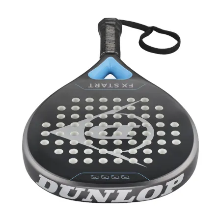 Ракетка для падела Dunlop FX Start, 10370737, для начинающих, гибрид, графит, черно-синий за 13&nbsp;175 ₽ купить в Грозном