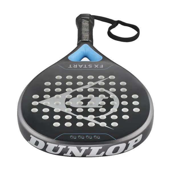 Ракетка для падела Dunlop FX Start, 10370737, для начинающих, гибрид, графит, черно-синий за 13&nbsp;175 ₽ в Грозном