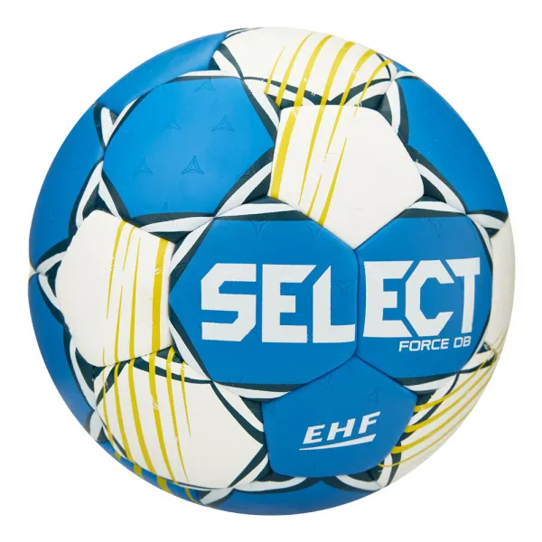 Мяч ганд. SELECT HB FORCE DB V25, 1622858205, Senior (р.3), EHF Appr,ПУ, гибр.сш., сине-белый за 8&nbsp;438.80 ₽ в Грозном