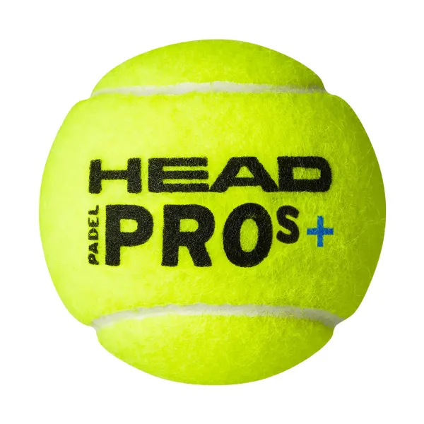 Мяч для падела HEAD Padel Pro S+, 540303, уп.3 шт, FIP Approved, войлок,нат.резина,желтый за 933.30 ₽ в Грозном