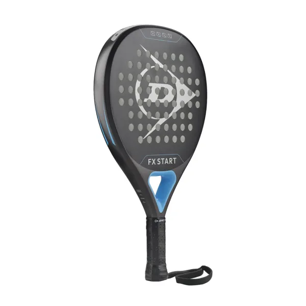 Ракетка для падела Dunlop FX Start, 10370737, для начинающих, гибрид, графит, черно-синий за 13&nbsp;175 ₽ в Грозном