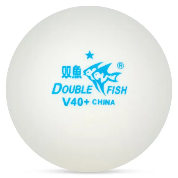 Мяч для наст. тенниса DOUBLE FISH 1* Ball, арт. V40+1, диам. V40+мм,плаcтик,упак.100 шт,белый за 4&nbsp;243.20 ₽ в Грозном