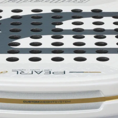 Ракетка для падела BULLPADEL Pearl 26, 493804, для профессионалов, карбон, бело-серый за 35&nbsp;929.50 ₽ купить в Грозном