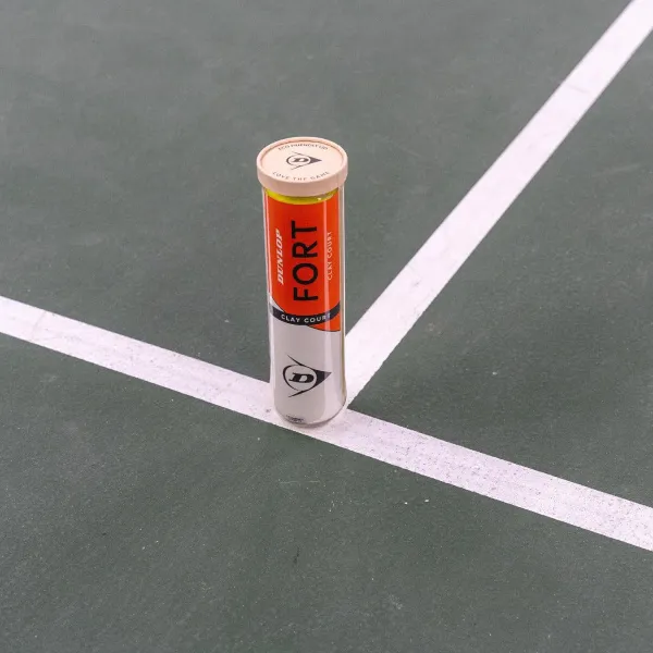 Мяч теннисный Dunlop Fort Clay Court 4B, 601613, уп.4 шт,одобр.ITF и FFT,сукно,нат.резина,желтый за 1&nbsp;812.20 ₽ в Грозном