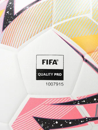Мяч футзал PUMA Futsal 1, 08376301, р.4, FIFA Quality Pro, 32пан, ПУ, терм.сш, бело-розовый за 6&nbsp;502.50 ₽ купить в Грозном