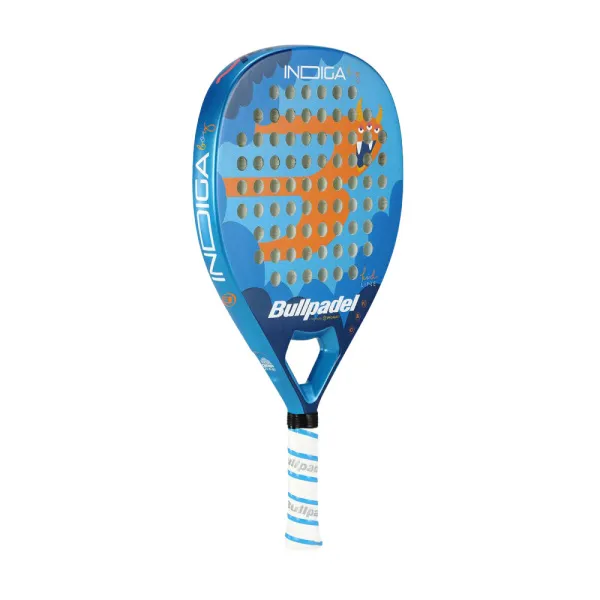 Ракетка для падела BULLPADEL Indiga Jr Boy 26, 494422, для начинающих, стекловолокно,сине-оранжевый за 10&nbsp;480.50 ₽ в Грозном