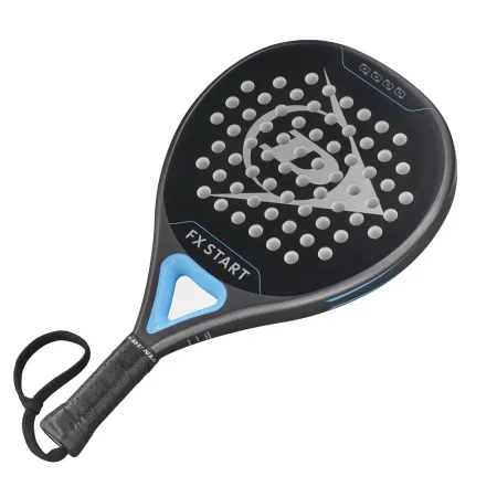 Ракетка для падела Dunlop FX Start, 10370737, для начинающих, гибрид, графит, черно-синий за 13&nbsp;175 ₽ купить в Грозном