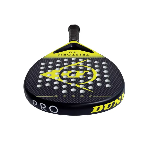 Ракетка для падела Dunlop Tristorm Pro, 10359946, для опытных игроков, графит, черно-желтый за 19&nbsp;643.50 ₽ в Грозном