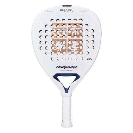 Ракетка для падела BULLPADEL Pearl 27, 497249, для проф-в, стекловолокно,карбон, бело-золотистый за 44&nbsp;319 ₽ купить в Грозном