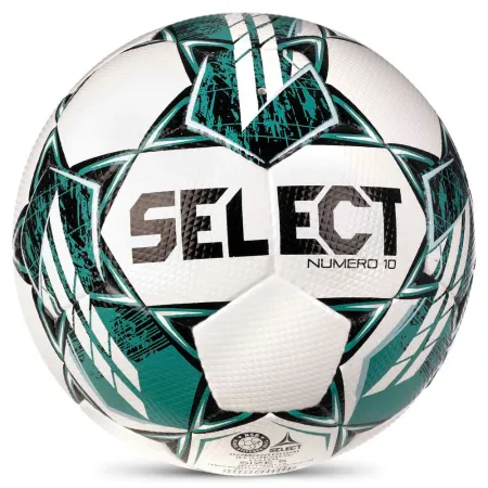 Мяч футб. SELECT NUMERO 10 V23, 0575060004, р.5, FIFA Basic, 32п, ПУ, руч. сш, бело-бирюзовый за 8&nbsp;051.20 ₽ купить в Грозном