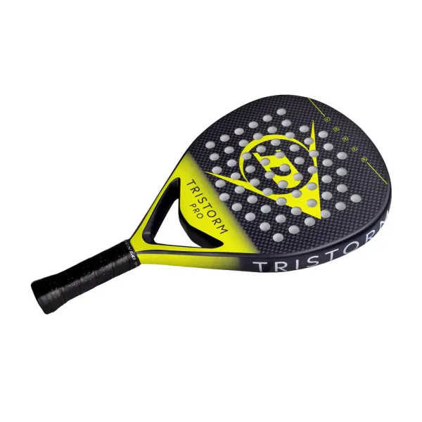 Ракетка для падела Dunlop Tristorm Pro, 10359946, для опытных игроков, графит, черно-желтый за 19&nbsp;643.50 ₽ в Грозном