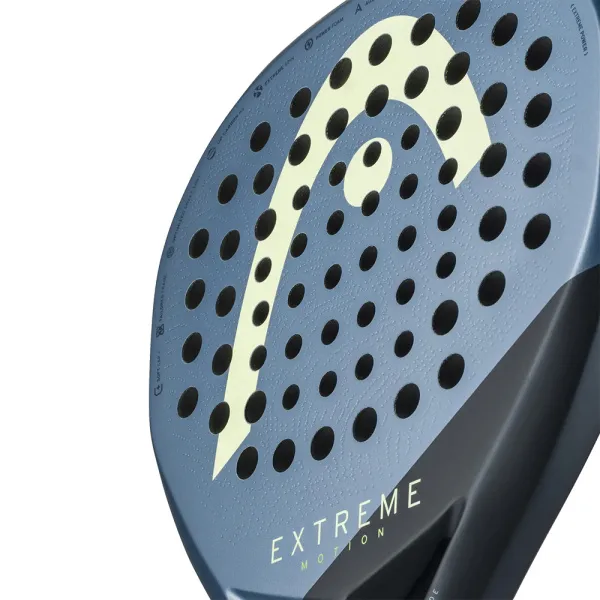 Ракетка для падела HEAD Extreme Motion, 223135, для профессионалов, углеродное волокно, темно-синий за 26&nbsp;894 ₽ в Грозном