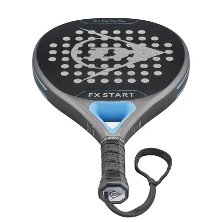 Ракетка для падела Dunlop FX Start, 10370737, для начинающих, гибрид, графит, черно-синий за 13&nbsp;175 ₽ купить в Грозном
